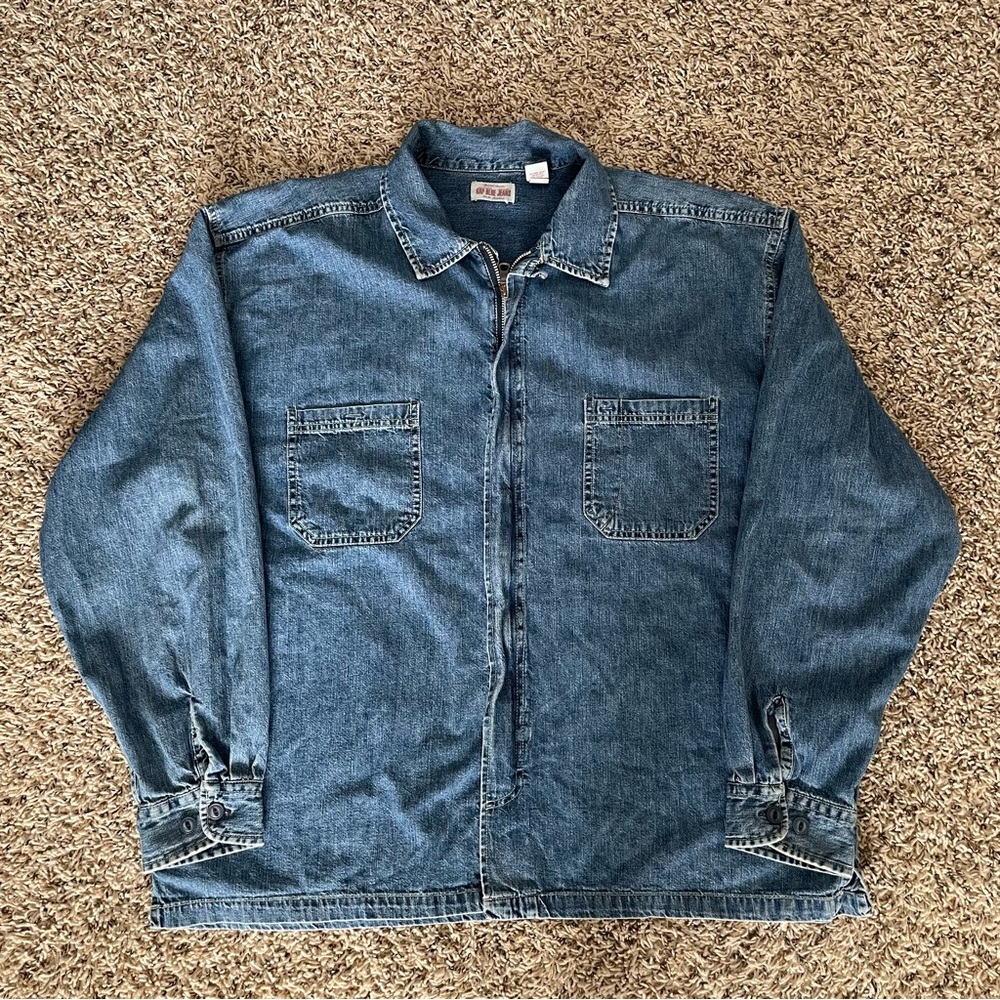 Denim Zip Jacket - image 1